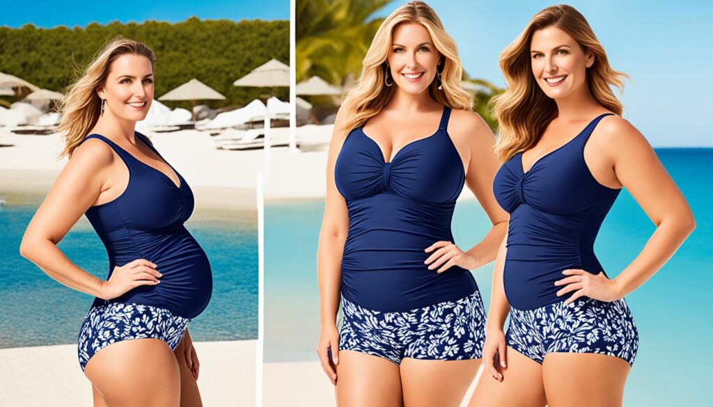 Swimsuits for belly bloat