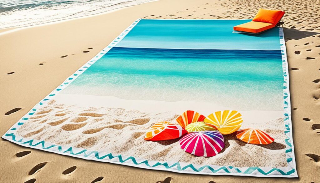 beach bed towel