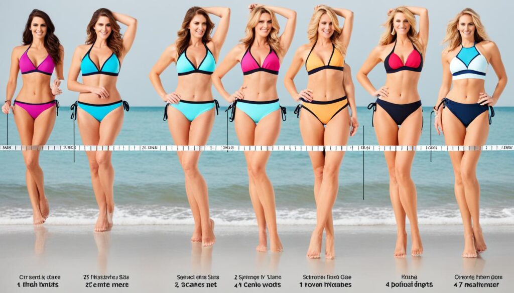 bikini size chart