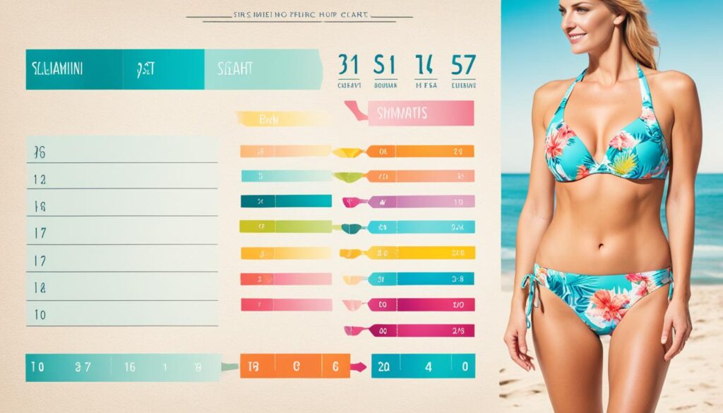 small bikini size chart